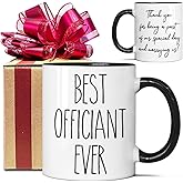 VLUG Wedding Officiant Mug, Best Officiant Ever Gifts from Couple, Funny Wedding Registry Mug, Bride Groom Thank You Mugs, Officiant Gifts for Wedding Day