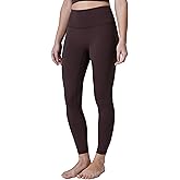 Colorfulkoala Dreamlux No Front Seam Leggings for Women 25"/28" Inseam, High Waisted Buttery Soft Yoga Pants