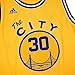 adidas Stephen Curry Golden State Warriors Hardwood Classics Nights Swingman Jersey (Gold) Medium