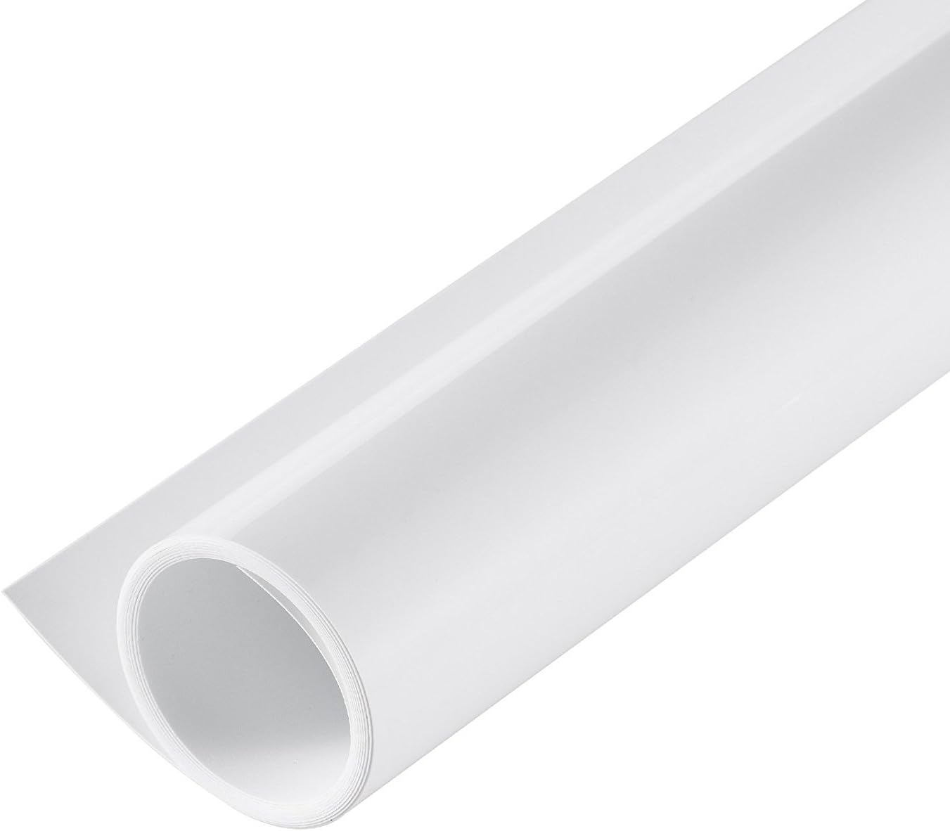 YUOCU 70x140cm /28x55 inches Seamless Waterproof Photography Studio Lighting Backdrop Paper PVC Matte &Smooth Background (White, 70x140cm/28x55inches)