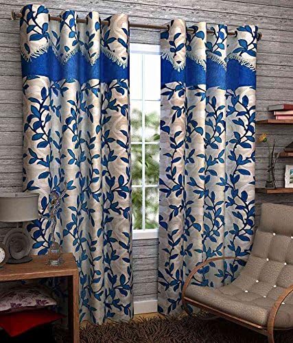 Curtain Screen Parda for Window Eyelet Curtain Screen Pardas - 2 Piece by Fresh From Loom Curtain Screen Parda