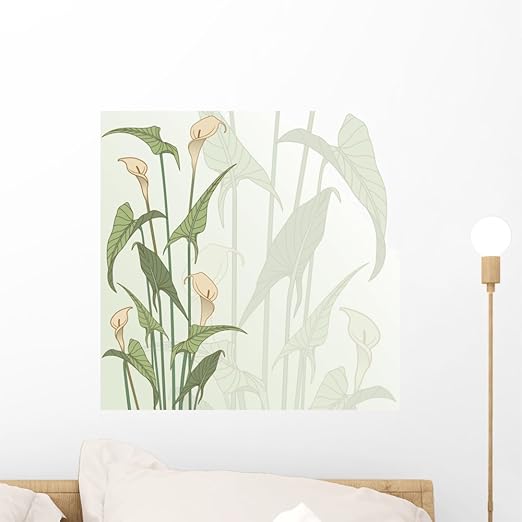 Wallmonkeys Framework from Calla Lily Wall Mural Peel and