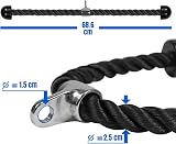Yes4All SX2G Tricep Rope 68.6 cm Nylon Braided with Carabiner view 3
