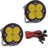 Baja Designs XL-R Pro LED Light Pod Pair - 2PCS LED with Wiring Harness (Wide Cornering; Amber)
