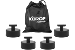 KOROP Lifting Jack Pad (4pcs) Compatible with Chevy Corvette C5 C6 C7 C8, Rubber Lift Point Adapter Jack Pucks with Storage Bag