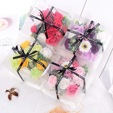 Buy Poseca Handmade Artificial Flower Romantic Soap Rose Gift Box