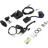 Flynsu Manual 4WD Actuator Kit Replacement for Suzuki Twin Peaks LT-V700F Kawasaki Brute Force Prairie KVF750 1038-1035-2001, 16172-0039