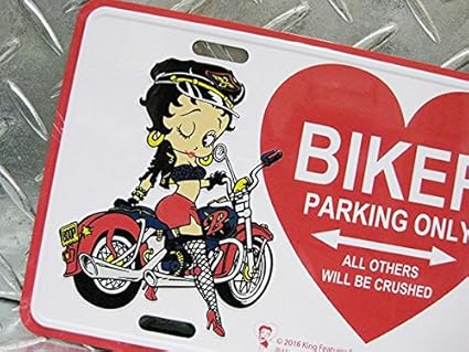 Amazon Co Jp アメリカ ブリキ看板 ベティ バイク ハート Betty Boop Cmp 002 ライセンスプレート ブラック サインプレート ブリキ アメリカ雑貨 アメリカン雑貨 ベティちゃん 文房具 オフィス用品