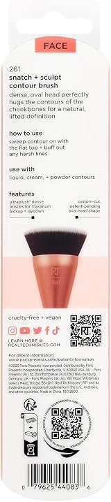 REAL Snatch + Sculpt Contour Brush, Flat Top Oval Head, 261 view 9
