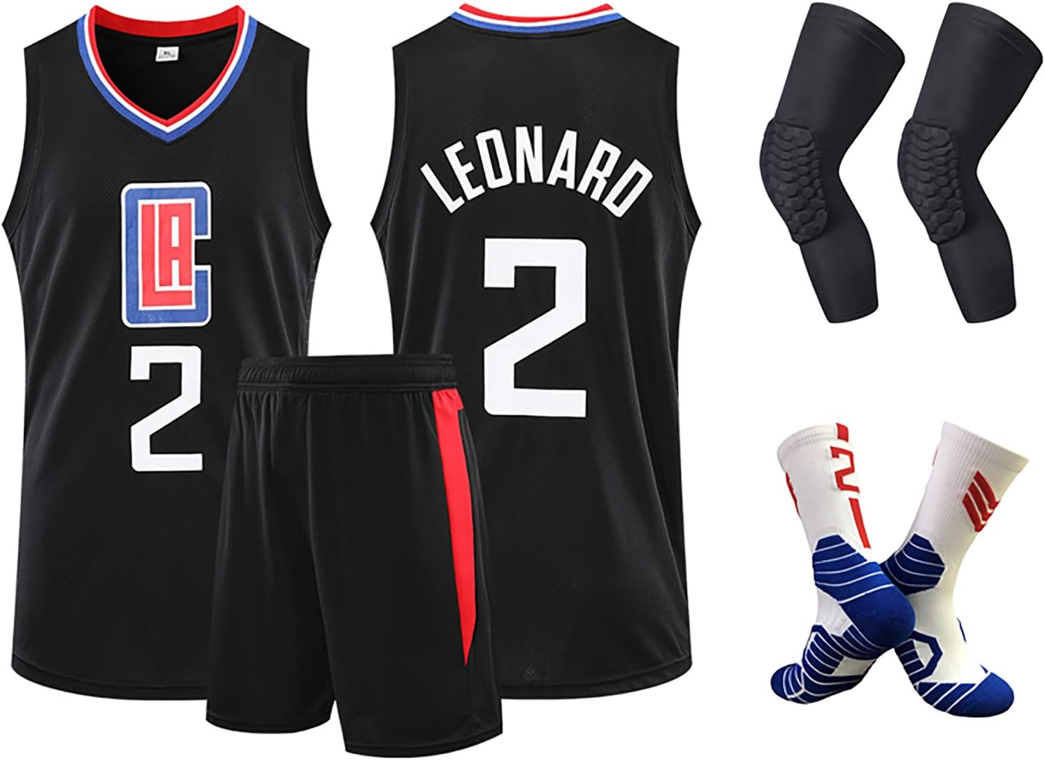 Männer Basketball Uniform Anzug, Clippers 2 Leonard Basketball Jersey