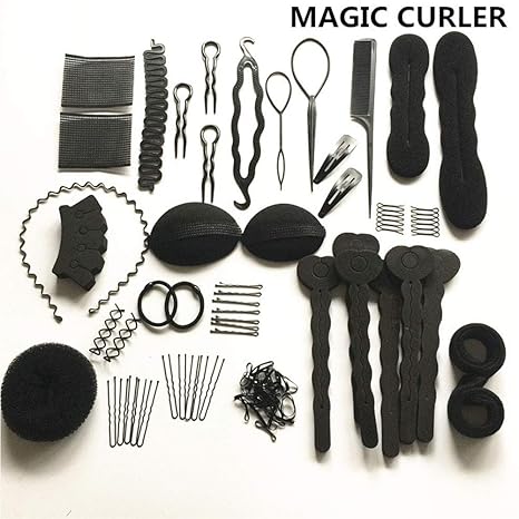 Buy Leoie 20 Pcs Set Hair Styling Tools Set Magic Hair Bun Clip