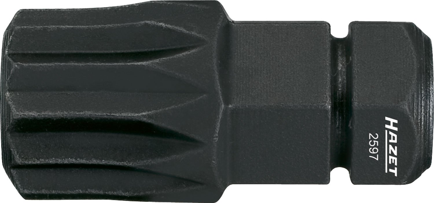 Hazet 2597-02 Bit, 21 mm, M10 Internal Serration Profile XZN, 0.009 kg, Germany