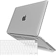 IBENZER Compatible with MacBook Pro 14 Inch Case 2025 2024 M4 M3 M2 M1 A3112 A3185 A3401 A2918 A2992 A2779 A2442 Pro/Max,Hardshell Case with KeyboardCover for Mac Pro 14(2025-2021), Clear,T14CL+1