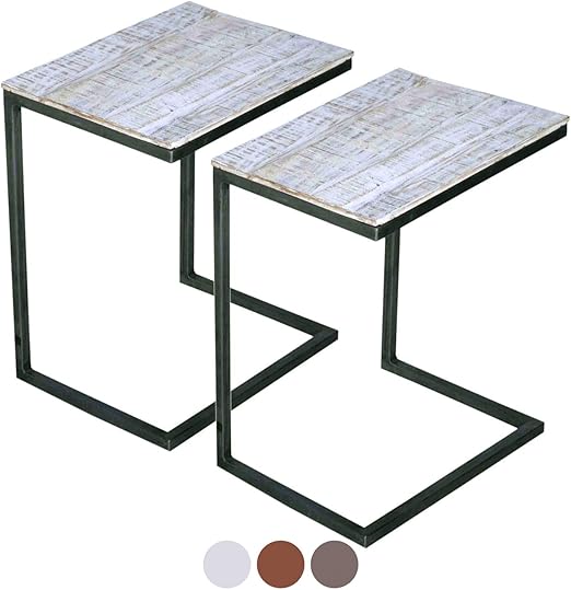 Mesa de café Conjunto de 2 salón Mesa de Juego de Mesa de Atlanta