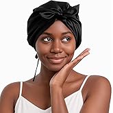 DAISYSILK 100 Pure Mulberry Silk Hair Bonnet for Sleeping Silk Hair Wrap for Women