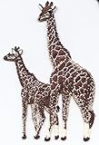 Two Giraffe Embroidered Iron on Patch
