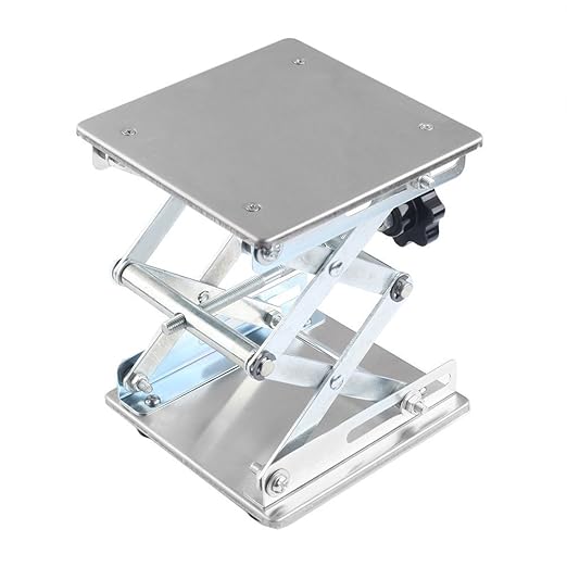 Edelstahl 4×4'' Laborhebebühne Laborständer Lifter Labor Hebebühne