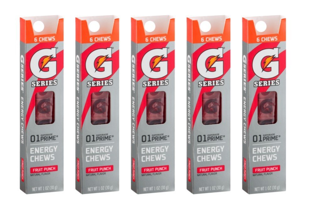 Gatorade Prime Cool Blue Energy Chews5 (6 Count) Packs