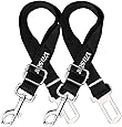 Vastar 2 Packs Adjustable Pet Dog Cat Car Seat Belt Safety Leads Vehicle Seatbelt Harness
