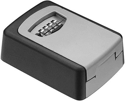 Caja de seguridad para llaves de pared con combinación de 4 dígitos, para llaves de coche