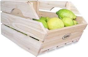 HABAU - Cajas de almacenaje para apilar (Madera, 3 Unidades) 