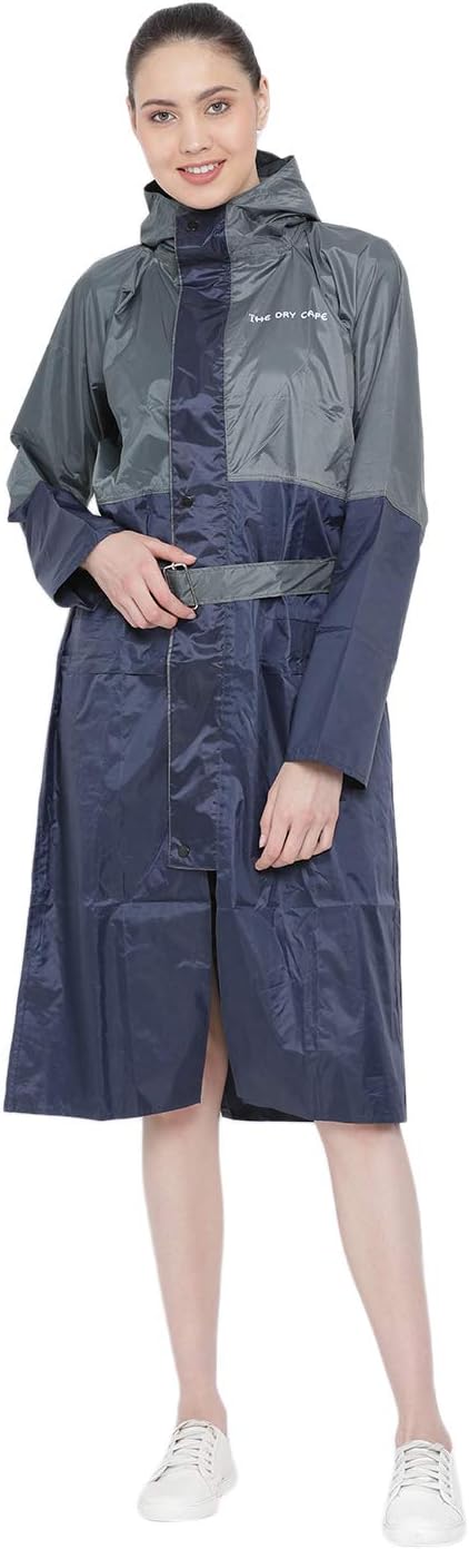 THE DRY CAPE ; LET IT RAINWomen's Raincoat - Waterproof Raincoat for Bikers and Daily Use