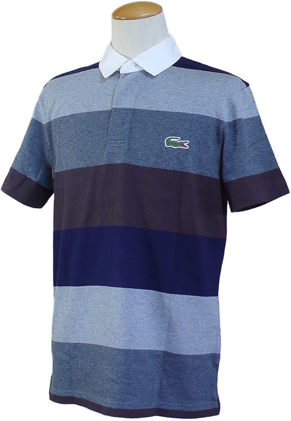 Amazon ラコステ Lacoste 半袖 ポロシャツ メンズ ネイビー ブルー ボーダー 6サイズ Xlサイズ相当 並行輸入品 Vita1352 Xl ポロシャツ 通販