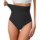 Hibluco Tummy Control Thong Shapewear for Women Seamless Body Shaper Underwear