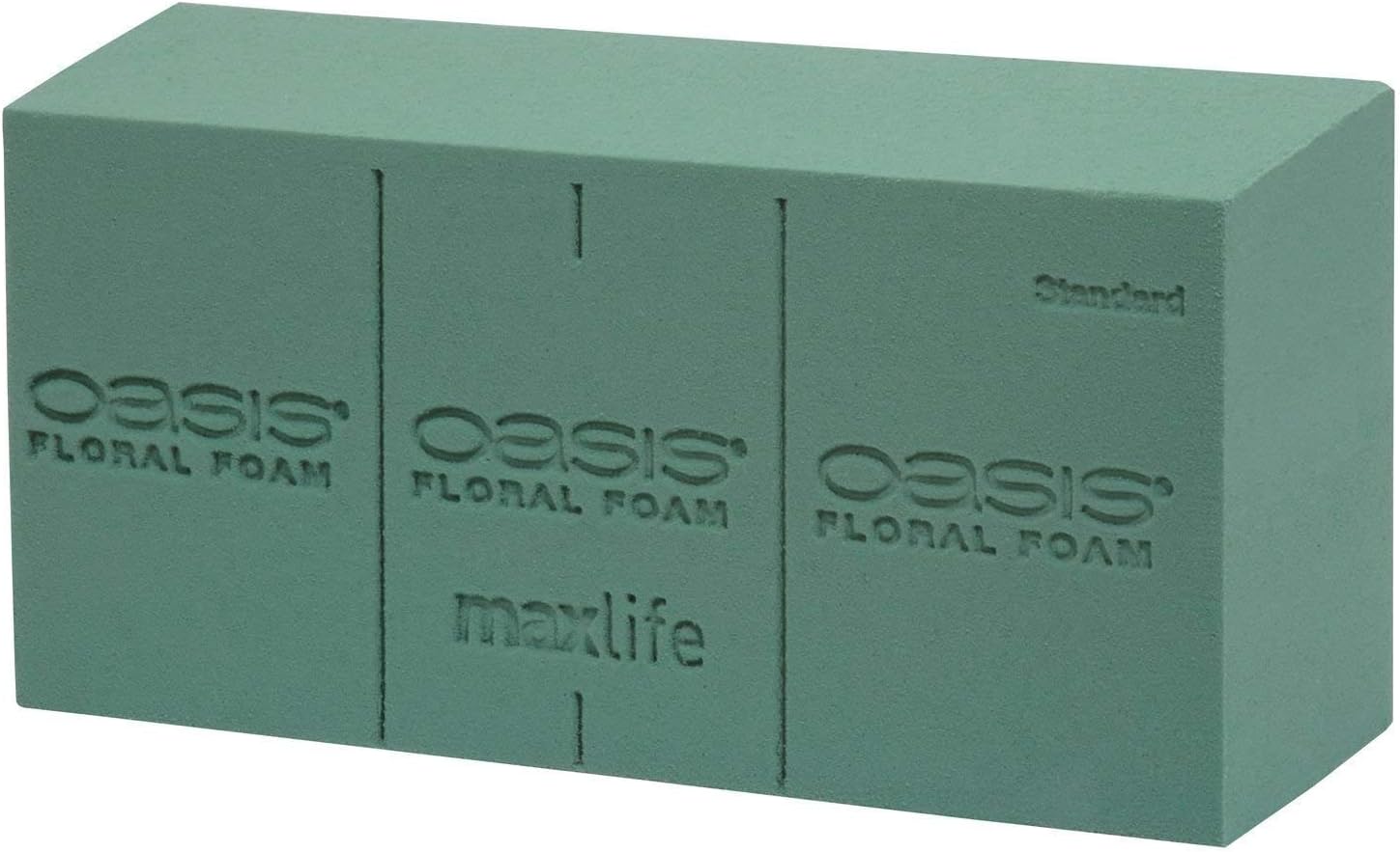 Smithers Oasis 2X3 Ideal Bricks Floral Foam for Fresh Flower Displays and Arrangements, Green, size: 23 x 12 x 8cm
