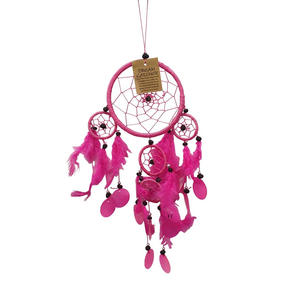 Vie Naturals Capiz Dream Catcher 12 Cm - Pink