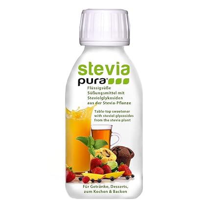 steviapura I Stevia flüssig Tafelsüße 150ml - OHNE FRUCTOSE - Natürlicher flüssiger Zuckerfreier Zuckerersatz ohne Kalorien