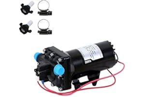 Shurflo 5059-1311-D011 Automatic-Demand 12V Diaphragm Pump with Female 1/2" Hose Barb Kit (Bundle, 2 Items)