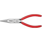 KNIPEX - 25 01 160 Tools - Long Nose Pliers With Cutter (2501160), 6-1/4 inches