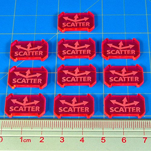 SW: Armada, Scatter Defense Tokens, Fluorescent Pink (10)