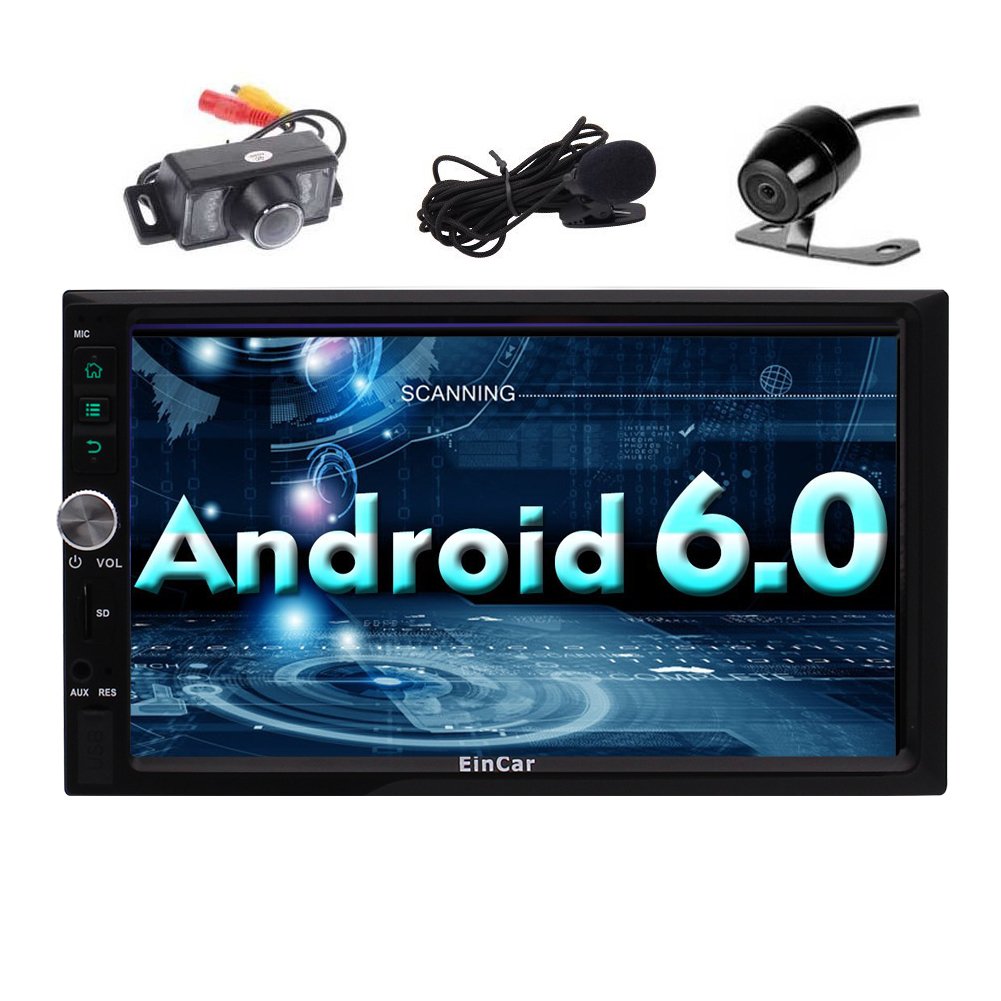 Front & Backup Camera included! Android 6.0 Double Din Amazon.co.uk Electronics