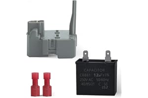 W10189190 TSD2 Refrigerator Compressor Overload Start Relay Combination W10662129 Capacitor by PANDEELS - Replacement for Ken-more Whirpool Freezer - Replaces 241941003 W2319792 W10197428 2264017