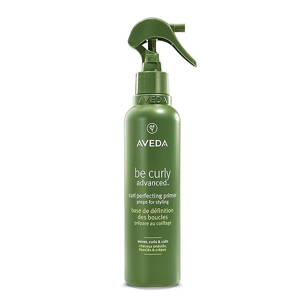 AVEDA BE CURLY ADVANCED CURL PERFECTING PRIMER | FOR WAVY, CURLY & COILY HAIR | DETANGLES & SMOOTHS | PRODUCTS AGAINST HUMIDITY, REDUCES FRIZZ | SILICONE FREE | 97% NATURALLY DERIVED*, 6.7 FL OZ