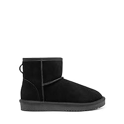 DREAM PAIRS Snow Boots for Women Genuine Suede Faux