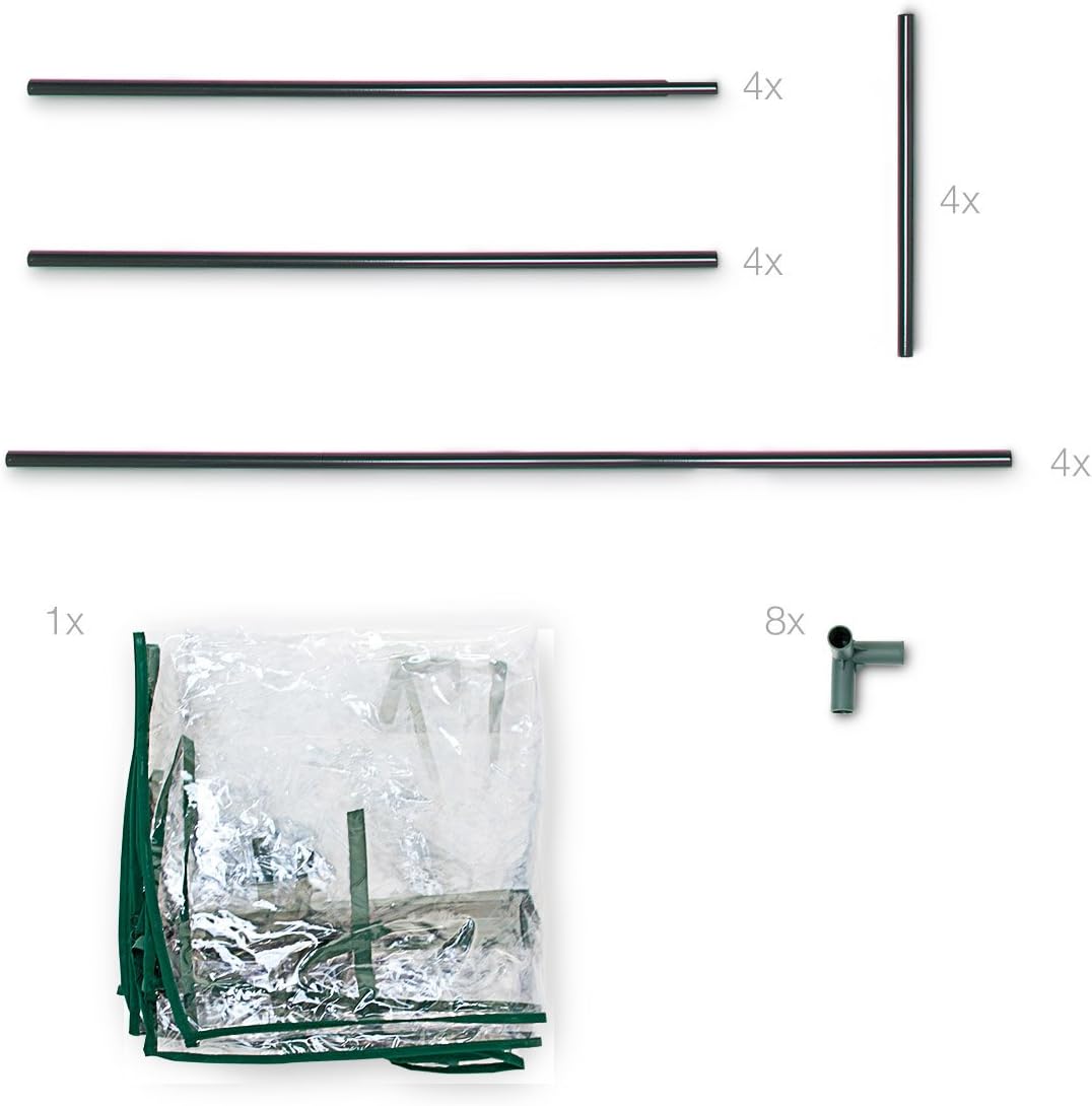 Relaxdays 10018888_344 - Invernadero, 100 x 150 x 50 cm: Amazon.es ...