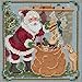 Jolly Old Elf Beaded Counted Cross Stitch Kit Mill Hill 2018 A Visit from St Nick Quartet Series MH171833