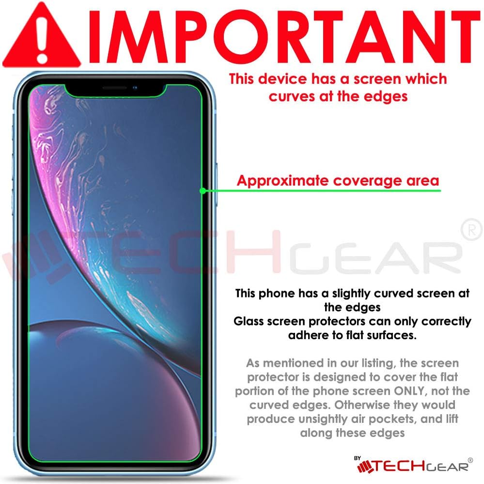 TECHGEAR [2 Pack Screen Protector for iPhone 11, iPhone XR - Image 4