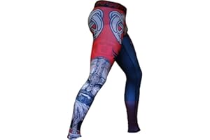Hardcore Training Men's Compression Pants Workout Tights Leggings Base Layer Boxing Running Muay Thai MMA No Gi BJJ