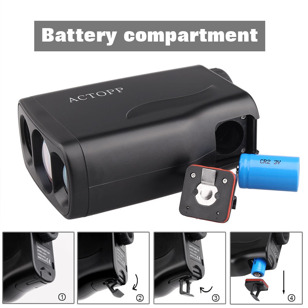 AcTopp Digital Golf Rangefinder Laser Hunting Range Finder Scope with Fog,Horizontal Distance,Height,Scan,Speed Measurement Function,Perfect for Golf ,Hunting and Racing