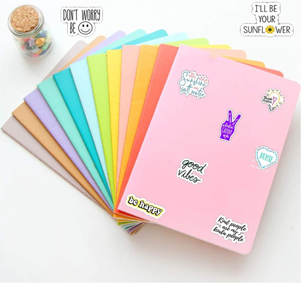 100PCS Inspirational Quote Stickers for Water Bottle,Motivational Encouragement Stickers for Laptops Computers Phone Water Bottle Suitable for Students,Teachers and Company Employees: Computers & Accessories