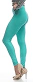 Lush Moda Women's Basic Leggings - Extra Soft and