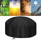 Samhe 32-in Round Fire Pit Cover - Heavy Duty Waterproof & UV Resistant view 3