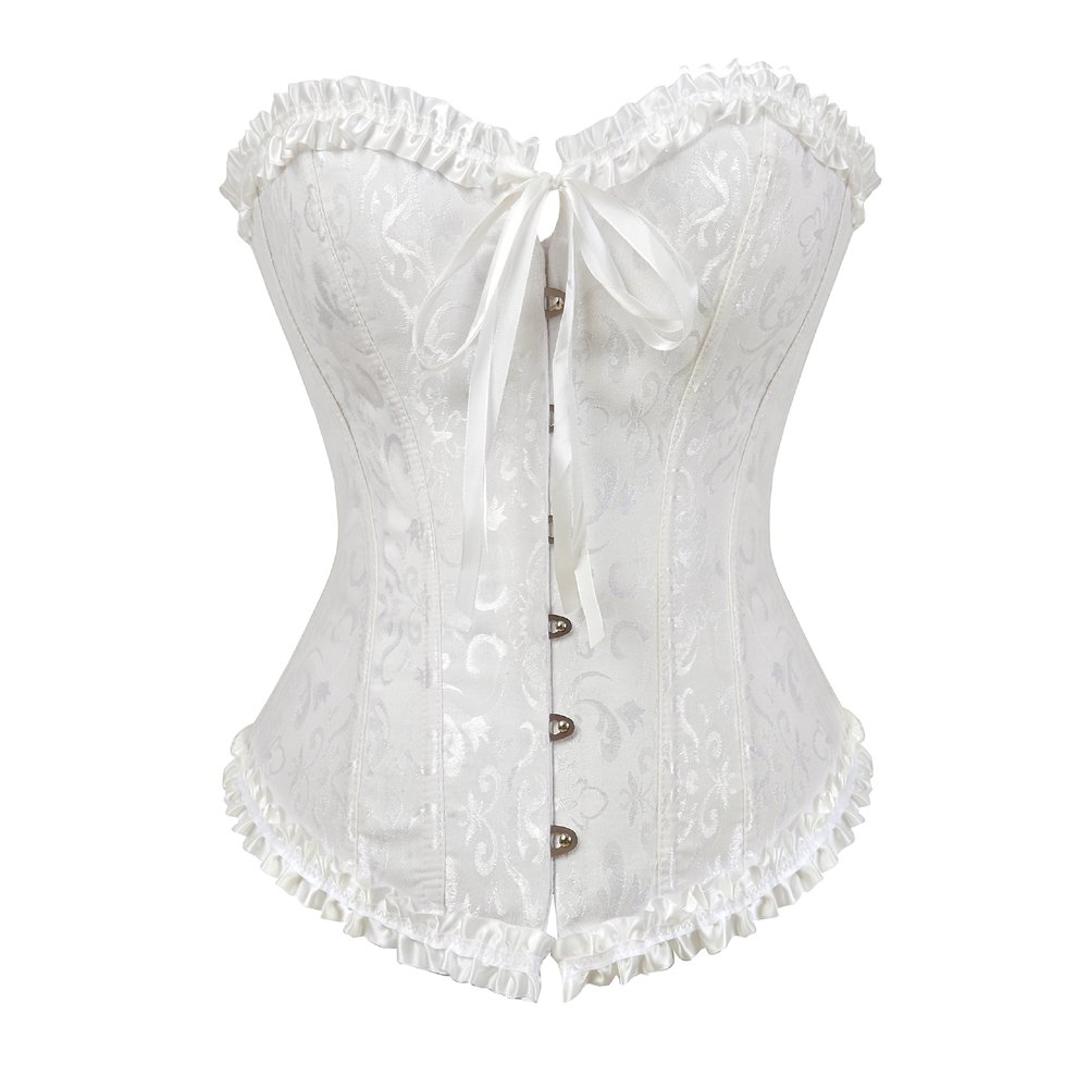 thumbnail image 2 of Hot Valentine's Day Lingerie For Women - Sexy Basque Corset & Underwear Set (Size 8-12) 2 of 6