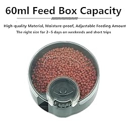 KEKETOPET Automatic Fish Feeder for Aquarium, Small