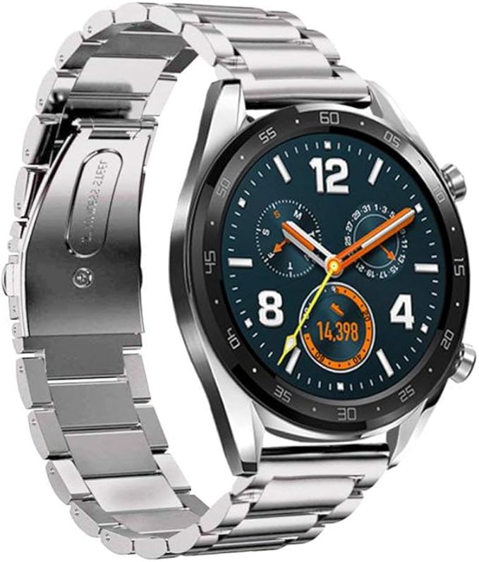 Correa Huawei Watch GT Pulsera de Repuesto Huawei GT Ajustable de Acero
