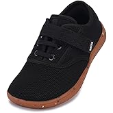 WHITIN Toddler/Little Kids Wide Toe Box Barefoot Shoes + Minimalist Sneakers for Boys Girls + Zero Drop Sole